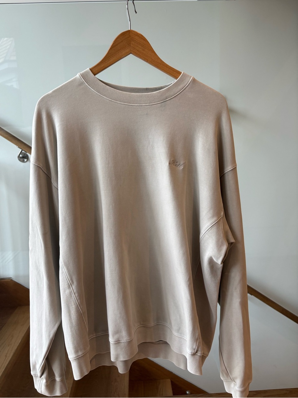 Kith Men's Crewneck Sweatshirt in Light Beige